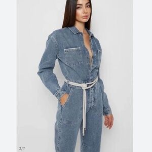 New Manière de voir denim jumpsuit - Size S